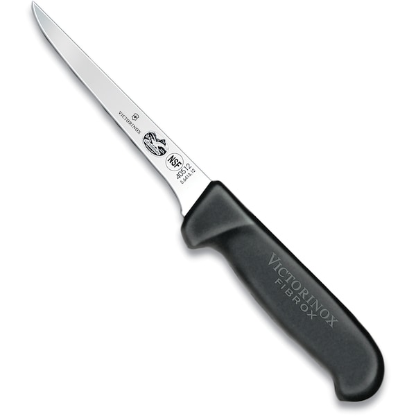 Swiss Army Brands Victorinox 40512 Kitchen Fibrox Pro Black Boning - Straight, Narrow, 5In Flexible Blade VIC-5.6413.12 - main